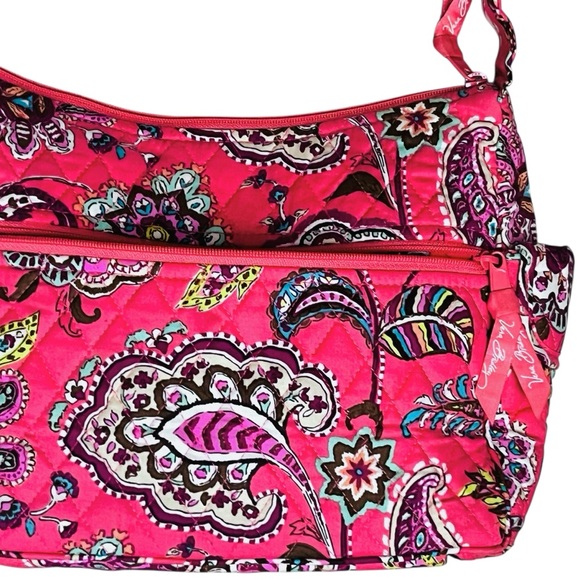 Vera Bradley Call Me Coral Crossbody Bag Adjustable/Strap Paisley Paradise - Picture 4 of 14